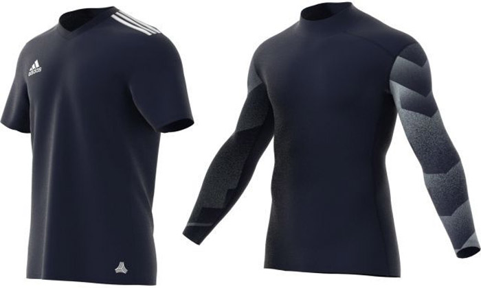 Комплект из 2-х футболок мужской Adidas Tan Jsy Bl Set, цвет: темно-синий. CD4610. Размер S (44/46)CD4610 Комплект из 2-х футболок мужской Adidas Tan Jsy Bl Set, цвет: темно-синий. CD4610. Размер S (44/46)CD4610Комплект Adidas выполнен из полиэстера с добавлением эластана. В комплект входят: футболка с коротким рукавом и V-образным вырезом горловины, оформленным на плечах тремя полосками и футболка с длинными рукавами, оформленная принтом.