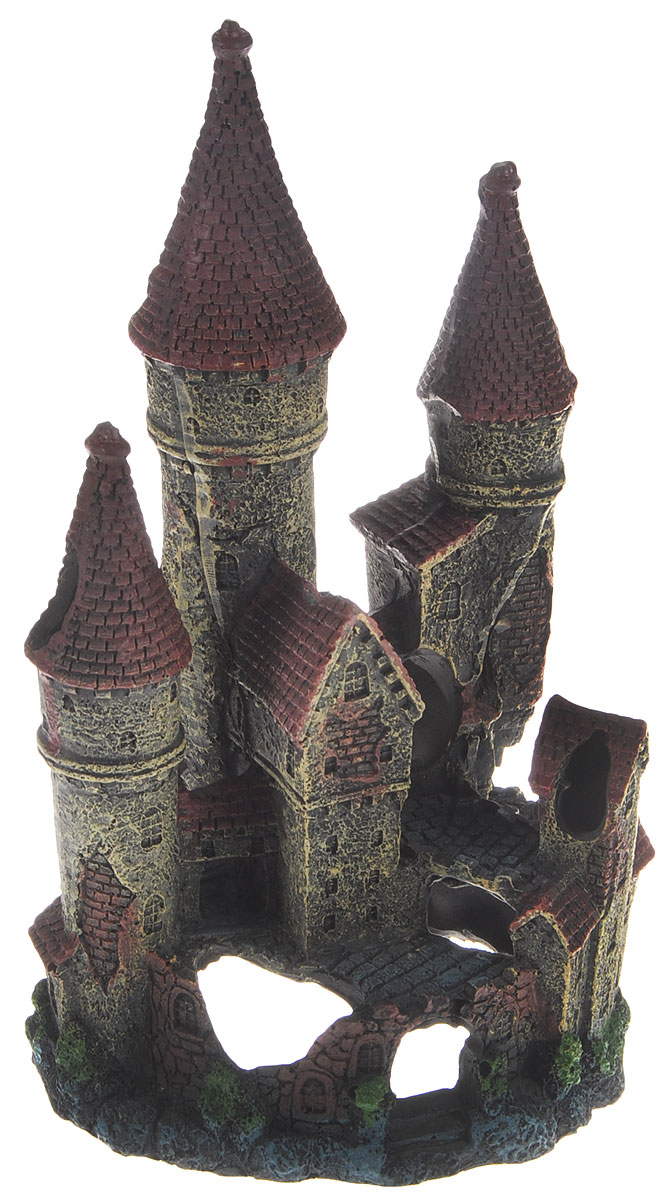 Декорация для аквариума Dezzie Замок. Сказка, 12 х 11 х 21 см5626096 Декорация для аквариума Dezzie Замок. Сказка, 12 х 11 х 21 см5626096Декорация для аквариума Dezzie Замок. Сказка выполнена из пластика. Такая декорация хорошо подойдет для декорирования аквариума, в котором живут обитатели, любящие прятаться в укромных местах. Замки создадут сказочную атмосферу в подводном мире. Оторвать взгляд от такой завораживающей декорации очень трудно.Размер декорации: 12 х 11 х 21 см.