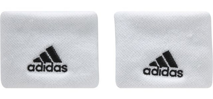Напульсники Adidas Ten Wb, цвет: белый. S97837. Размер универсальныйS97837 Напульсники Adidas Ten Wb, цвет: белый. S97837. Размер универсальныйS97837Сконцентрируйся только на мяче и подачах. Эти теннисные напульсники помогут ни на что не отвлекаться. Комфортный плотный материал хорошо впитывает влагу. Вышитые логотипы adidas дополняют спортивный образ.Ширина: 5 см; длина в сложенном состоянии: 8,5 см