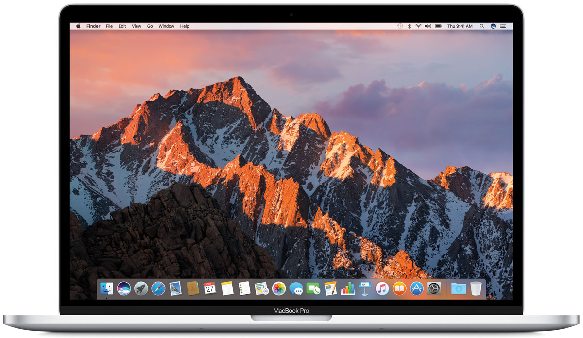Apple MacBook Pro 15.4, Silver (MPTU2RU/A)MPTU2RU/A Apple MacBook Pro 15.4, Silver (MPTU2RU/A)MPTU2RU/AApple MacBook Pro стал ещё быстрее и мощнее. У него самый яркий экран и лучшая цветопередача среди всех ноутбуков Mac.Новый MacBook Pro задаёт совершенно новые стандарты мощности и портативности ноутбуков. Вы сможете воплотить любую идею, ведь в вашем распоряжении самые передовые графические процессоры и накопители, невероятная вычислительная мощность и многое, многое другое.MacBook Pro оснащён SSD-накопителем со скоростью последовательного чтения до 3,1 ГБ/с, что значительно превосходит характеристики предыдущего поколения. И память встроенных накопителей работает быстрее. Всё это позволяет мгновенно запускать систему, управлять множеством приложений и работать с большими файлами.Благодаря процессорам Intel Core 6-го поколения, MacBook Pro демонстрирует невероятную производительность даже при выполнении самых ресурсоёмких задач, таких как рендеринг 3D-моделей или конвертация видео. А когда вы выполняете простые задачи, например, просматриваете сайт или работаете с электронной почтой, устройство способно снизить расход энергии.Корпус нового MacBook Pro стал тоньше, производительность значительно выросла, но вы по-прежнему сможете пользоваться компьютером без подзарядки целый день.Чем тоньше ноутбук, тем меньше в нём места для охлаждения. Поэтому для отвода тепла в MacBook Pro применяется целый ряд инновационных технологий. Охлаждение происходит эффективнее, чем в предыдущих моделях, за счёт усиления воздушного потока при выполнении ресурсоёмких задач. Например, когда запущена игра со сложной графикой, идёт монтаж видео или копируются большие файлы.MacBook Pro оснащён лучшим в истории Mac экраном. Повышенная яркость LED-подсветки и улучшенная контрастность позволили добиться более глубоких чёрных и более ярких белых цветов. Увеличенная апертура пикселей и переменная частота обновления сделали устройство более энергоэффективным по сравнению с моделями предыдущих поколений. Впервые ноутбук Mac поддерживает расширенный цветовой охват, а значит, зелёные и красные цвета выглядят ещё живее. Благодаря этому изображение стало ещё реалистичнее, а цвета - более естественными и насыщенными. Это идеально подходит для графического дизайна, цветокоррекции и видеомонтажа.Для динамиков была разработана совершенно новая конструкция. Она позволила расширить динамический диапазон в два раза и сделать новые динамики до 58% громче. При этом громкость баса выросла в 2,5 раза. Послушайте, это впечатляет. А поскольку новая звуковая система подключена напрямую к каналу электропитания, её пиковая мощность выросла в три раза. Вот почему MacBook Pro идеально подходит для создания музыки, даже если вы оказались за пределами студии.Очень долго верхнюю строку клавиатуры занимали функциональные клавиши. Пришло время заменить их более универсальным и удобным элементом управления - сенсорной панелью Touch Bar. В зависимости от того, чем вы занимаетесь, на ней автоматически отображаются те или иные инструменты. Например, знакомые вам регуляторы громкости и яркости, функции управления фото и видео, предиктивного ввода текста и многие другие. А ещё на Mac впервые появилась технология Touch ID. Поэтому теперь вы можете мгновенно входить в свои учётные записи, а также быстро и безопасно оплачивать покупки с помощью Apple Pay.Взаимодействие с MacBook Pro стало ещё более комфортным благодаря новому поколению механизма бабочка. В результате нажатия стали более естественными и приятными. И трекпад Force Touch стал удобнее. Был увеличен его размер, чтобы у вас появилось ещё больше места для нажатий и жестов.Thunderbolt 3 объединил высочайшую пропускную способность с функциональностью стандартного интерфейса USB-C. В итоге получился очень быстрый и невероятно универсальный порт. Он позволяет передавать данные, заряжать устройства и выводить видео на дополнительные мониторы через один и тот же разъём. При этом его скорость в два раза выше, чем у Thunderbolt 2.macOS - операционная система, лежащая в основе каждого Mac. Она раскрывает все возможности аппаратного обеспечения. У неё красивый и очень удобный интерфейс. В macOS вы найдёте отличные приложения, которые сразу полюбите, и станете пользоваться ими каждый день. Кроме того, она оснащена функциями iCloud и поддерживает другие передовые технологии, чтобы ваши Mac, устройства iOS и Apple Watch работали вместе, как одна команда.Точные характеристики зависят от модели.Ноутбук сертифицирован EAC и имеет русифицированную клавиатуру и Руководство пользователя