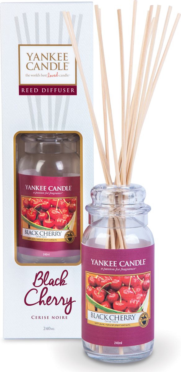 Диффузор Yankee Candle Черная черешня, 240 мл1315788E Диффузор Yankee Candle Черная черешня, 240 мл1315788EАбсолютно вкусная сладость богатой, спелой черной вишни.Верхняя нота: Вишня, МиндальСредняя нота: Вишня, КорицаБазовая нота: Черешня