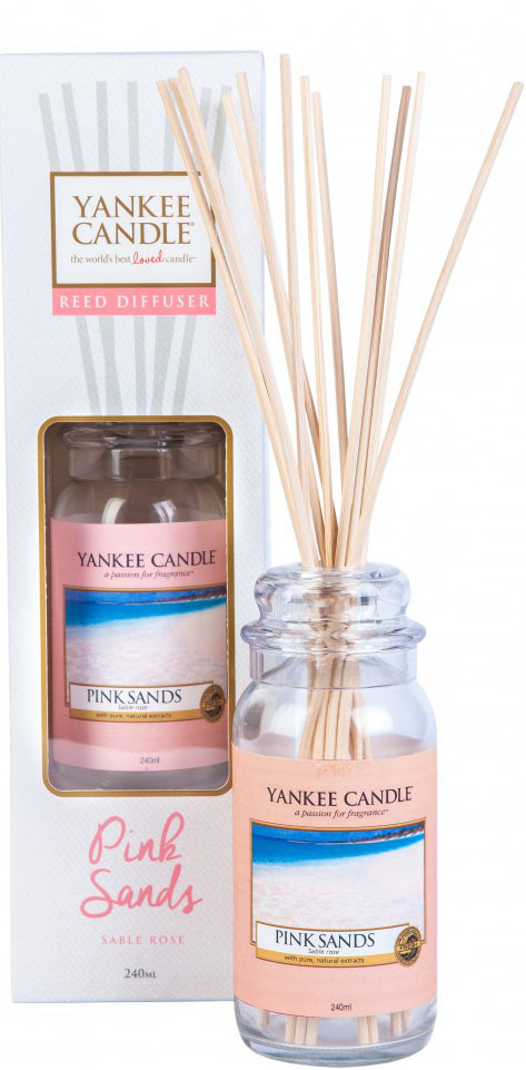 Диффузор Yankee Candle Розовые пески, 240 мл1315792E Диффузор Yankee Candle Розовые пески, 240 мл1315792EПотрясающий, сладко-свежий аромат моря, ветра и романтики. Это один из самых любимых запахов наших клиентов !Верхняя нота: Цитрусовые, Дыня, ЯгодыСредняя нота: ОсмантусБазовая нота: Пряная Ваниль, Мускус, Древесные