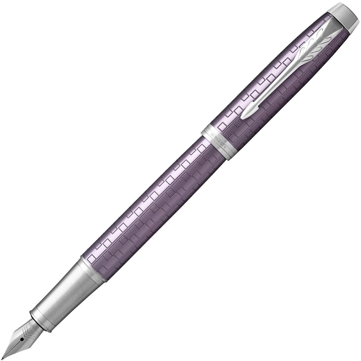Parker Ручка перьевая IM Premium Dark Violet CTPARKER-1931636 Parker Ручка перьевая IM Premium Dark Violet CTPARKER-1931636Материал корпуса: Фиолетовый анодированный алюминий с фирменным рисунком.Покрытие корпуса: Корпус из анодированного алюминия с выгравированными оригинальными графическими узорами, хромовое покрытие.Материал отделки деталей корпуса: Хромированная латунь.Перо: Нержавеющая сталь.Способ подачи стержня: колпачок.Вложение: 1 картридж.Сделано в Китае.Аналог PARKER-S0949760