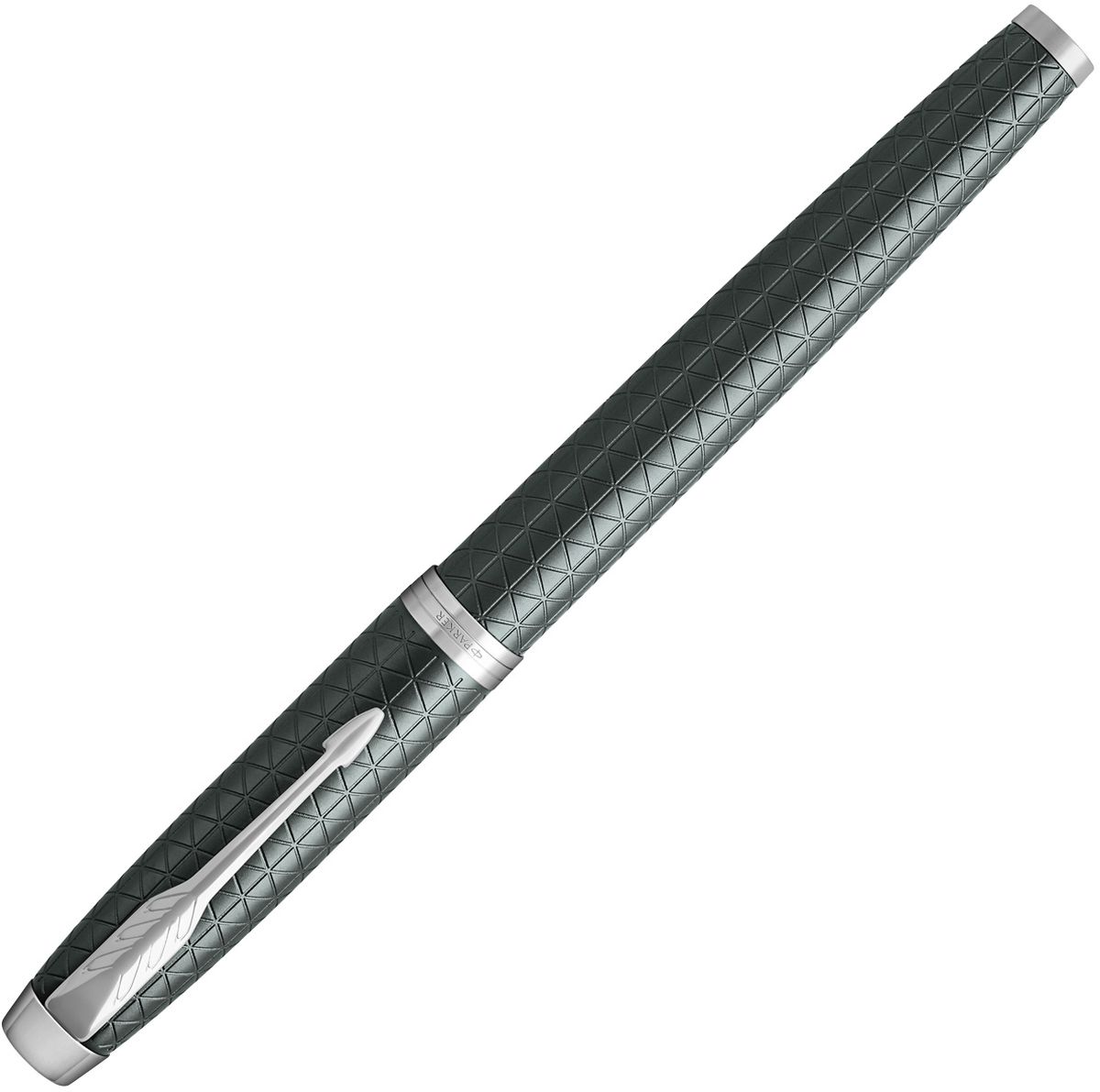 Parker Ручка перьевая IM Premium Green CTPARKER-1931640 Parker Ручка перьевая IM Premium Green CTPARKER-1931640Материал корпуса: Зеленый матовый анодированный алюминий.Покрытие корпуса: Корпус из алюминия, прошедшего пескоструйную обработку, с выгравированными оригинальными графическими узорами, хромовое покрытие.Материал отделки деталей корпуса: Хром.Перо: Нержавеющая сталь.Способ подачи стержня: колпачок.Вложение: 1 картридж.Сделано в Китае.Аналог PARKER-1906731