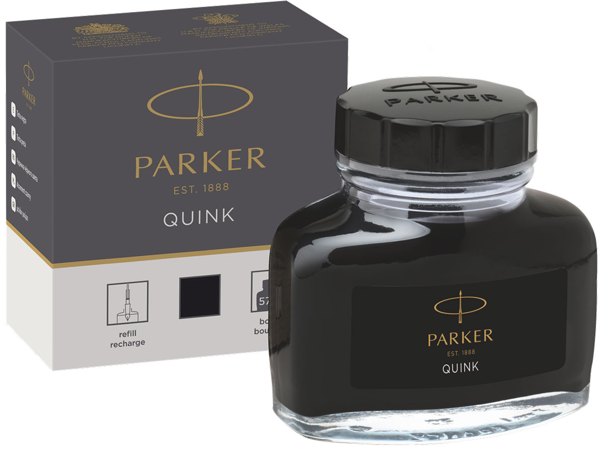 Parker Чернила для перьевых ручек Quink цвет черный