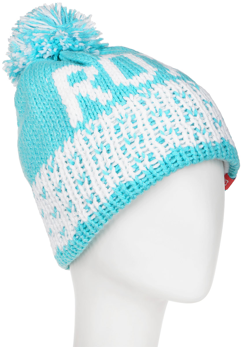 Шапка женская Roxy Fjord Beanie, цвет: бирюзовый. ERJHA03102-BGM0. Размер универсальныйERJHA03102-BGM0 Шапка женская Roxy Fjord Beanie, цвет: бирюзовый. ERJHA03102-BGM0. Размер универсальныйERJHA03102-BGM0Женская шапка выполнена из высококачественного материала. Оформлена помпоном.