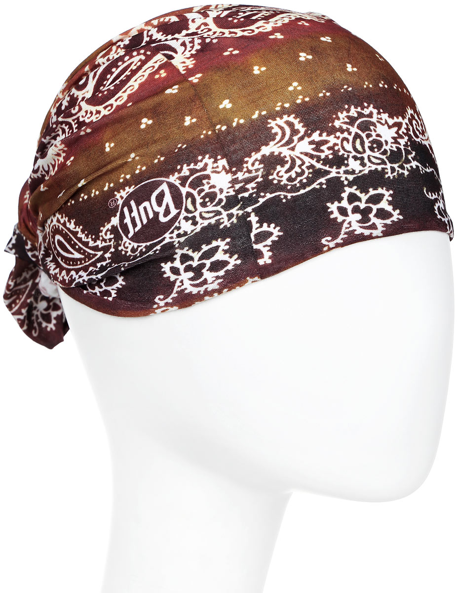 Бандана Buff Original, цвет: коричневый. 113058.326.10.00. Размер универсальный113058.326.10.00 Бандана Buff Original, цвет: коричневый. 113058.326.10.00. Размер универсальный113058.326.10.00Бесшовная бандана-труба из специальной серии Original BUFF®. Original BUFF® - самый популярный универсальный головной убор из всех серий. Сделан из микрофибры - защищает от ветра, пыли, влаги и ультрафиолета. Контролирует микроклимат в холодную и теплую погоду, отводит влагу. Ткань обработана ионами серебра, обеспечивающими длительный антибактериальный эффект и предотвращающими появление запаха. Допускается машинная и ручная стирка при 30-40°. Материал не теряет цвет и эластичность, не требует глажки. Original BUFF® можно носить на шее и на голове, как шейный платок, маску, бандану, шапку и подшлемник. Свойства материала позволяют использовать бандану Original BUFF® в любое время года, при занятиях любым видом спорта, активного отдыха, туризма или рыбалки.