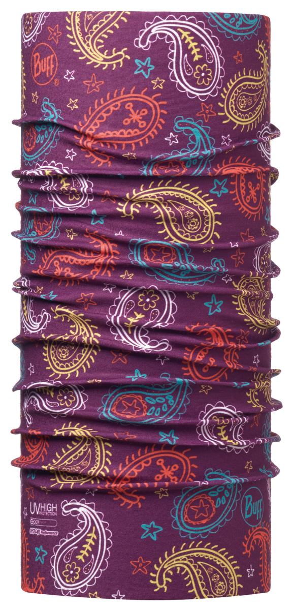 Бандана Buff High UV Mini Cashmere Plum, цвет: фиолетовый. 115081.622.10.00. Размер универсальный115081.622.10.00 Бандана Buff High UV Mini Cashmere Plum, цвет: фиолетовый. 115081.622.10.00. Размер универсальный115081.622.10.00Buff - это оригинальные, мультифункциональные, бесшовные головные уборы - удобные и комфортные для любого вида активного отдыха и спорта. Оригинальные, потому что Buff был и является первым в мире брендом мультифункциональных, бесшовных и универсальных головных уборов. Мультифункциональные, потому что их можно носить самыми разными способами: как шарф, как шапку, как балаклаву, косынку, бандану, маску, напульсник и многими другими - решает Ваша фантазия! Универсальный головной убор, который можно носить более чем двенадцатью способами, который можно использовать при занятии любым видом спорта, езде на велосипеде и мотоцикле, катаясь или бегая на лыжах, и даже как аксессуар в городской одежде. Бесшовные, благодаря эластичности, позволяющей использовать эти головные уборы как угодно и не беспокоиться о том, что кожа может быть натерта или раздражена швами.