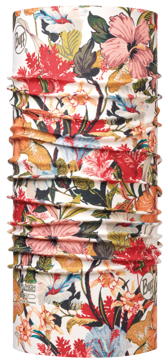 Бандана Buff High UV Tahiti Multi, цвет: розовый. 113631.555.10.00. Размер универсальный113631.555.10.00 Бандана Buff High UV Tahiti Multi, цвет: розовый. 113631.555.10.00. Размер универсальный113631.555.10.00Buff - это оригинальные, мультифункциональные, бесшовные головные уборы - удобные и комфортные для любого вида активного отдыха и спорта. Оригинальные, потому что Buff был и является первым в мире брендом мультифункциональных, бесшовных и универсальных головных уборов. Мультифункциональные, потому что их можно носить самыми разными способами: как шарф, как шапку, как балаклаву, косынку, бандану, маску, напульсник и многими другими - решает Ваша фантазия! Универсальный головной убор, который можно носить более чем двенадцатью способами, который можно использовать при занятии любым видом спорта, езде на велосипеде и мотоцикле, катаясь или бегая на лыжах, и даже как аксессуар в городской одежде. Бесшовные, благодаря эластичности, позволяющей использовать эти головные уборы как угодно и не беспокоиться о том, что кожа может быть натерта или раздражена швами.