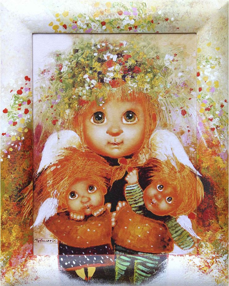 Жикле на холсте Artangels Материнская любовь в расписном багете, 30 х 40 см. Автор Люся Чувиляева. 60826082 Жикле на холсте Artangels Материнская любовь в расписном багете, 30 х 40 см. Автор Люся Чувиляева. 60826082Жикле размером 30 х 40 см в деревянном расписном багете Материнская любовь.Авторское жикле в расписанной вручную раме. Современный мир насчитывает огромное количество изображений искусства, каждое из которых создается по своей технике. Например, жикле – это художественная печать на холсте и бумаге. Это современный вид искусства, который включает в себя использование разнообразных принтеров для репродукции картин в самом высочайшем качестве. К преимуществам использования данного вида искусства относят следующие показатели – долговечность полученного изображения, высочайшее качество отображения. Жикле – это французское слово, которое как раз и означает распыление, чтобы создать высококачественный шедевр, необходимо задействовать специальные принтеры. А в качестве материалов, которые необходимы для печати, используют специализированные холсты на основе хлопка или льна, помимо этого задействуются следующие материалы – высококачественные составы красок, акварельная бумага и другие характерные для этого вида искусства специализированные материалы. Безусловно, сейчас существует большое количество других способов цветопередачи, однако именно жикле обеспечивает максимальное качество, долговечность.