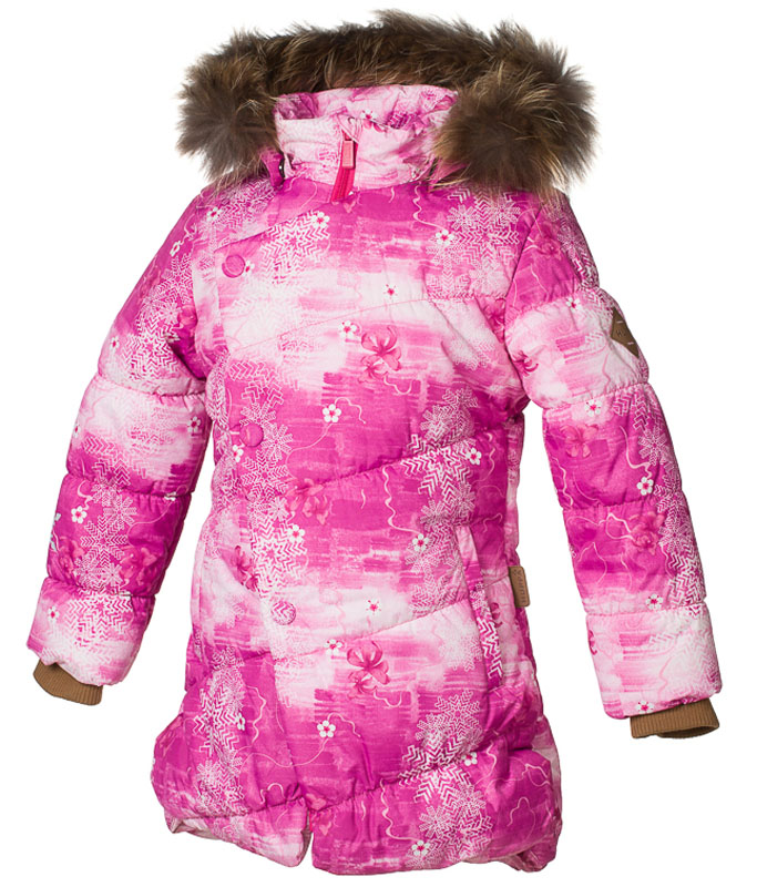 Куртка для девочки Huppa Rosa 1, цвет: фуксия. 17910130-71363. Размер 14617910130-71363 Куртка для девочки Huppa Rosa 1, цвет: фуксия. 17910130-71363. Размер 14617910130-71363Теплая куртка для девочки Huppa идеально подойдет для ребенка в холодное время года. Куртка изготовлена из 100% полиэстера. Вес утеплителя - 300 г.Куртка с капюшоном застегивается на пластиковую застежку-молнию и кнопки. Капюшон, декорированный мехом, защитит нежные щечки от ветра. Предусмотрены светоотражающие элементы для безопасности ребенка в темное время суток.