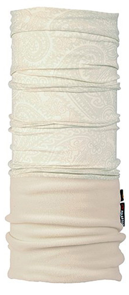 Бандана Buff Polar Active Kashfly\Cru Polartec, цвет: белый. 101077/41474. Размер универсальный101077/41474 Бандана Buff Polar Active Kashfly\Cru Polartec, цвет: белый. 101077/41474. Размер универсальный101077/41474Теплая бандана-шарф Polar Buff - это бандана-труба из серии Original Buff, пришитая к цилиндру из Polartec Classic Fleece 100. В холодную погоду Polar Buff поддерживает нормальную температуру тела и предотвращает потерю тепла, благодаря комбинации микрофибры и Polartec. Благодаря своей универсальности, функциональности и практичности Polar Buff завоевал огромную популярность среди людей, ее можно использовать как шапку, шарф, бандану на лицо и уши, балаклаву, маску. Неотъемлемая часть зимней одежды, подходит для любой активности в холодное время года. Размер (обхват головы): 53-62 см.
