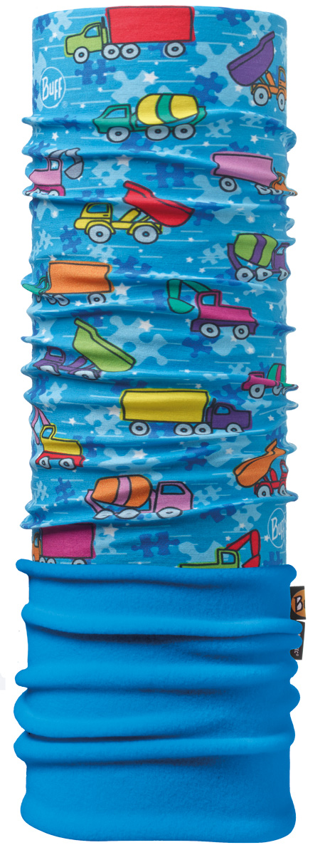Бандана детская Buff Polar Toy Truck / Harbor, цвет: голубой. 111277.00. Размер универсальный111277.00 Бандана детская Buff Polar Toy Truck / Harbor, цвет: голубой. 111277.00. Размер универсальный111277.00Теплая бандана-шарф Polar Buff - это бандана-труба из серии Original Buff, пришитая к цилиндру из Polartec Classic Fleece 100. В холодную погоду Polar Buff поддерживает нормальную температуру тела и предотвращает потерю тепла, благодаря комбинации микрофибры и Polartec. Благодаря своей универсальности, функциональности и практичности Polar Buff завоевал огромную популярность среди людей, ее можно использовать как шапку, шарф, бандану на лицо и уши, балаклаву, маску. Неотъемлемая часть зимней одежды, подходит для любой активности в холодное время года. Размер (обхват головы): 45-47 см.
