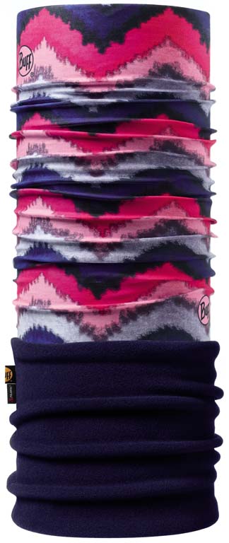 Бандана Buff Polar Ziga / Navy, цвет: розовый. 108972.00. Размер универсальный108972.00 Бандана Buff Polar Ziga / Navy, цвет: розовый. 108972.00. Размер универсальный108972.00Теплая бандана-шарф Polar Buff - это бандана-труба из серии Original Buff, пришитая к цилиндру из Polartec Classic Fleece 100. В холодную погоду Polar Buff поддерживает нормальную температуру тела и предотвращает потерю тепла, благодаря комбинации микрофибры и Polartec. Благодаря своей универсальности, функциональности и практичности Polar Buff завоевал огромную популярность среди людей, ее можно использовать как шапку, шарф, бандану на лицо и уши, балаклаву, маску. Неотъемлемая часть зимней одежды, подходит для любой активности в холодное время года. Размер (обхват головы): 53-62 см.