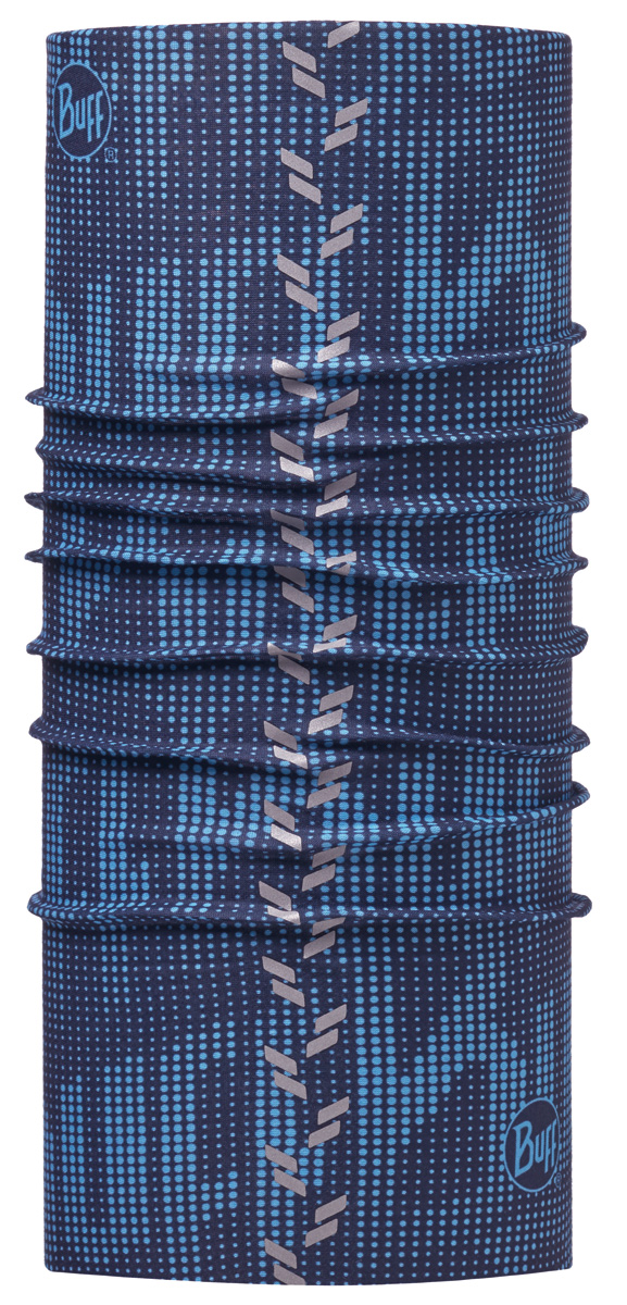 Бандана Buff Reflective Buff R-Deep Logo Dark Navy, цвет: синий. 113669.790.10.00. Размер универсальный113669.790.10.00 Бандана Buff Reflective Buff R-Deep Logo Dark Navy, цвет: синий. 113669.790.10.00. Размер универсальный113669.790.10.00Buff - это оригинальные, мультифункциональные, бесшовные головные уборы - удобные и комфортные для любого вида активного отдыха и спорта. Оригинальные, потому что Buff был и является первым в мире брендом мультифункциональных, бесшовных и универсальных головных уборов. Мультифункциональные, потому что их можно носить самыми разными способами: как шарф, как шапку, как балаклаву, косынку, бандану, маску, напульсник и многими другими - решает Ваша фантазия! Универсальный головной убор, который можно носить более чем двенадцатью способами, который можно использовать при занятии любым видом спорта, езде на велосипеде и мотоцикле, катаясь или бегая на лыжах, и даже как аксессуар в городской одежде. Бесшовные, благодаря эластичности, позволяющей использовать эти головные уборы как угодно и не беспокоиться о том, что кожа может быть натерта или раздражена швами.