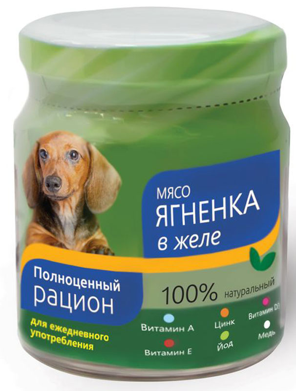 Консервы Titbit для собак, мясо ягненка в желе, 100 г004401 Консервы Titbit для собак, мясо ягненка в желе, 100 г004401Консервы Titbit - сбалансированный рацион из натурального мяса и овощей, обогащенных витаминами и минералами; идеально подходит для ежедневного употребления собаками мелких пород. Изготовлен из натуральных мясных продуктов. не содержит сои. искусственных красителей, консервантов и ароматизаторов.Состав: мясо ягненка. вода, желеобразователь, морковь, сладкий перец, капуста морская, минерально-витаминный комплекс.