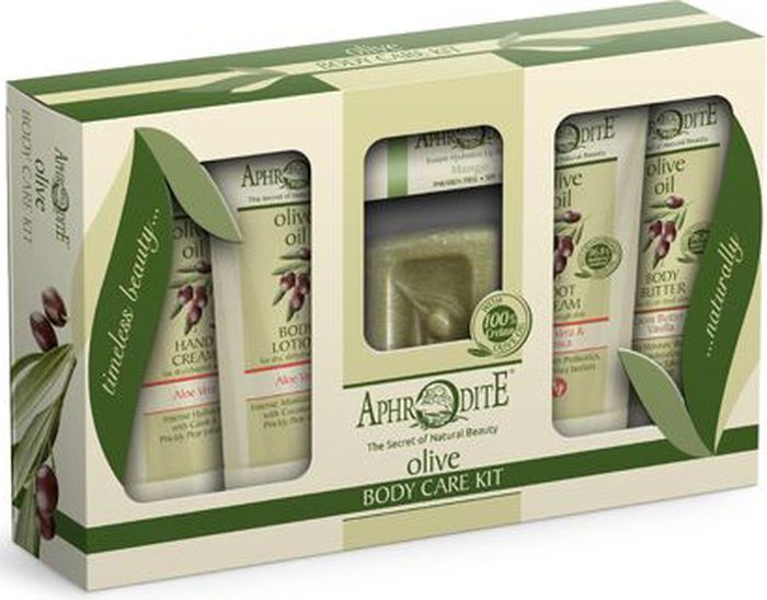 Aphrodite Подарочный набор для ухода за телом, с алоэ вера, 150 гT-3B Aphrodite Подарочный набор для ухода за телом, с алоэ вера, 150 гT-3BAphrodite представляет подарочный набор по уходу за телом с лучшими увлажняющими средствами, которые подходят для всех типов кожи. Косметика на основе оливкового масла, растительных экстратов и эфирных масел создана для активного увлажнения, питания кожи, насыщения ее энергией природных компонентов и защиты от неблагоприятных факторов окружающей среды. Все ингредиенты для натуральной косметики Aphrodite тщательно подобраны для обеспечения сбалансированного комплексного ухода.Набор для тела с алое вера послужит заботливым подарком для родственников, друзей и коллег! Его можно взять с собой в командировку или отпуск, благодаря удобным и надежным мини-упаковкам.