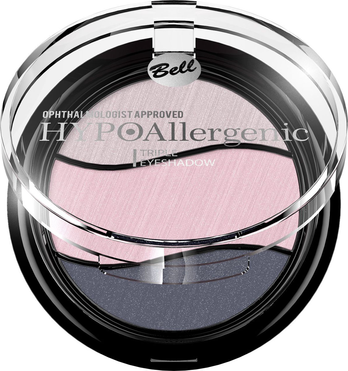 Bell Hypoallergenic Тени для век трехцветные, гипоаллергенные Triple Eyeshadow, Тон №05BctHA005 Bell Hypoallergenic Тени для век трехцветные, гипоаллергенные Triple Eyeshadow, Тон №05BctHA005Палитра тройных бархатных теней для век придает взгляду глубину и выразительность. Благодаря легкой формуле тени легко наносятся и не скатываются в складках век. Обеспечивают идеальный стойкий макияж.