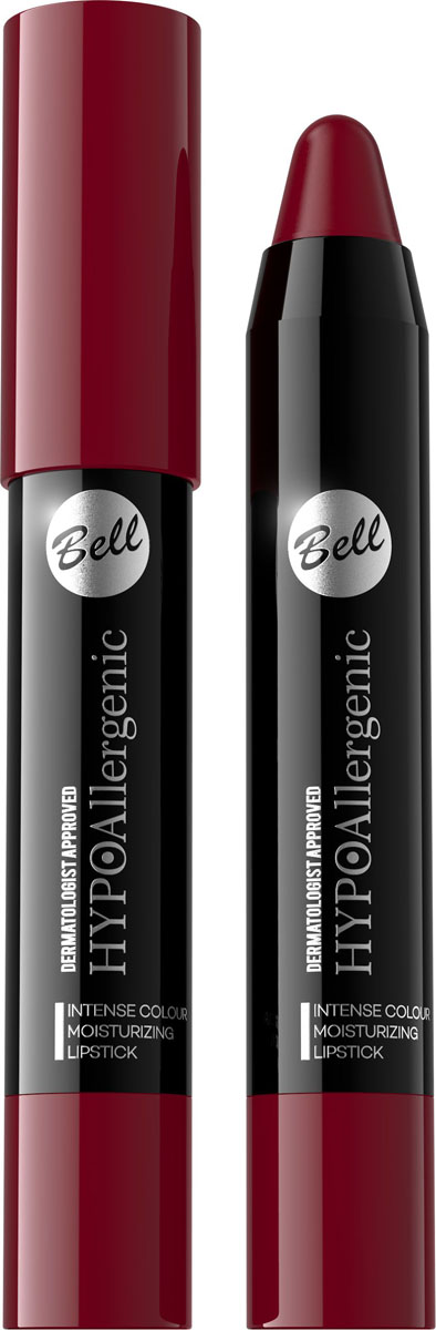 Bell Hypoallergenic Помада-карандаш для губ Intense Colour Moisturizing Lipstick, Тон №03
