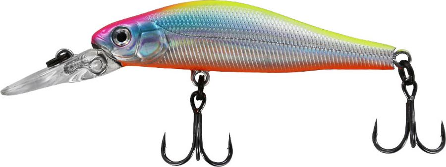 Воблер Tsuribito Jerkbait SP-DR, цвет 057, 50 мм24564 Воблер Tsuribito Jerkbait SP-DR, цвет 057, 50 мм24564Многим уже знаком 8 сантиметровый брат этого воблера, который очень эффективно ловит щуку. Младший брат, с размером 5 сантиметров, отлично привлекает небольшую щуку, и в то же время, прекрасно соблазняет окуня, язя и голавля, что позволяет одной приманкой облавливать практически все небольшие водоёмы.