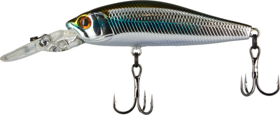 Воблер Tsuribito Deep Diver Minnow F, цвет 035, 60 мм43245 Воблер Tsuribito Deep Diver Minnow F, цвет 035, 60 мм43245Приманки серии Deep Diver Minnow от фирмы Tsuribito относятся к типу “минноу”. Воблеры этой серии оснащаются крупной, мощной лопастью вытянутой формы с креплением для лески на ней и двумя надежными тройными крючками. Воблеры оснащаются системой дальнего заброса в виде шарика, перемещающегося при забросе в хвостовую часть приманки, что наделяет эти приманки большой дальнобойностью и удивительной точностью заброса. Воблер обладает активной игрой, устойчивой на любой скорости подмотки. Очень хорошо Deep Diver показал себя при ловле на течении. Для анимации этих приманок подойдет равномерная проводка, а также твичинг различной интенсивности. Отлично ловит многие виды рыб, особенно такие, как щука и судак.