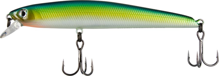 Воблер Tsuribito Smash Minnow SP, цвет 081, 90 мм45319 Воблер Tsuribito Smash Minnow SP, цвет 081, 90 мм45319Классический минноу-воблер для ловли щуки на мелководье. Данная модель обладает широкой и плавной игрой, что максимально привлекает пятнистых хищниц. Благодаря шарикам внутри воблера, приманка создает колебания в двух плоскостях, что придает ей наиболее реалистичное поведение.