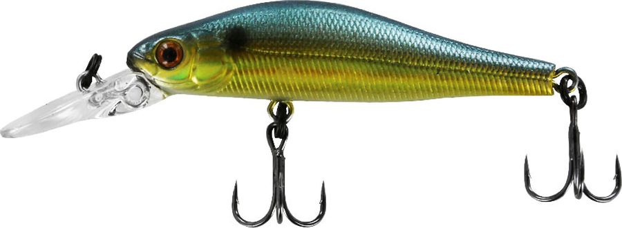 Воблер Tsuribito Jerkbait SP-DR, цвет: золотой (571), длина 50 мм, вес 3 г49518 Воблер Tsuribito Jerkbait SP-DR, цвет: золотой (571), длина 50 мм, вес 3 г49518Многим уже знаком 8 сантиметровый брат этого воблера, который очень эффективно ловит щуку. Младший брат размером 5 сантиметров отлично привлекает небольшую щуку, и в то же время прекрасно соблазняет окуня, язя и голавля, что позволяет одной приманкой облавливать практически все небольшие водоёмы.