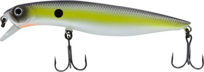 Воблер Tsuribito Dead Minnow SS, цвет 079, 110 мм70330 Воблер Tsuribito Dead Minnow SS, цвет 079, 110 мм70330Классический воблер, предназначенный для ловли хищников в прибрежной зоне. Наиболее эффективно приманка проявляет себя при заглублении в воде до 30 сантиметров. Обладает хорошей игрой при проводках, привлекая внимание рыбы. Воблер подходит для выполнения точных забросов на дальние расстояния. В конструкции применены современные мощные тройники с острой заточкой, которые способствуют надежной подсечке рыбы.