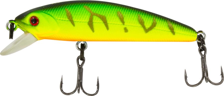 Воблер Tsuribito Minnow SP, цвет 029, 35 мм70573 Воблер Tsuribito Minnow SP, цвет 029, 35 мм70573Ну, кто не знает цурибитовские хиты? Dead Minnow, Pencil 47, Jerkbait, Deep Shaker, крэнки…Пришло время знакомиться с новинками. Три подгруппы линейки Tsuribito Minnow в размерах 35 мм., 42 мм., 50 мм. С этим именем были воблеры от 60 мм и больше (60, 80, 95, 110, 130 мм.). Теперь же семейство приросло меньшими форматами.У этих малышек почти крэнковой отчетливость движений! Что же до самих воблеров Tsuribito Minnow 35, то выполнены они, конечно же, с большой ответственностью, деталировкой, да и на цвета пожаловаться никак нельзя.У этих малышек почти крэнковой отчетливость движений! Что же до самих воблеров Tsuribito Minnow 35, то выполнены они, конечно же, с большой ответственностью, деталировкой, да и на цвета пожаловаться никак нельзя.Один нюанс, на который как-то следует обратить внимание – это маленькие тройники Owner. К качеству нет никаких претензий. Но нужно понимать, что физиология рыб – штука важная, размер и форма рта, губастость или строение челюстей, по-разному будут контактировать с тройниками. Так что в некоторых случаях может и имеет смысл заранее переоснащать Tsuribito Minnow 35 на хорошие одинарники. Ллюбители ультралайта точно будут в восторге от Tsuribito Minnow 35.
