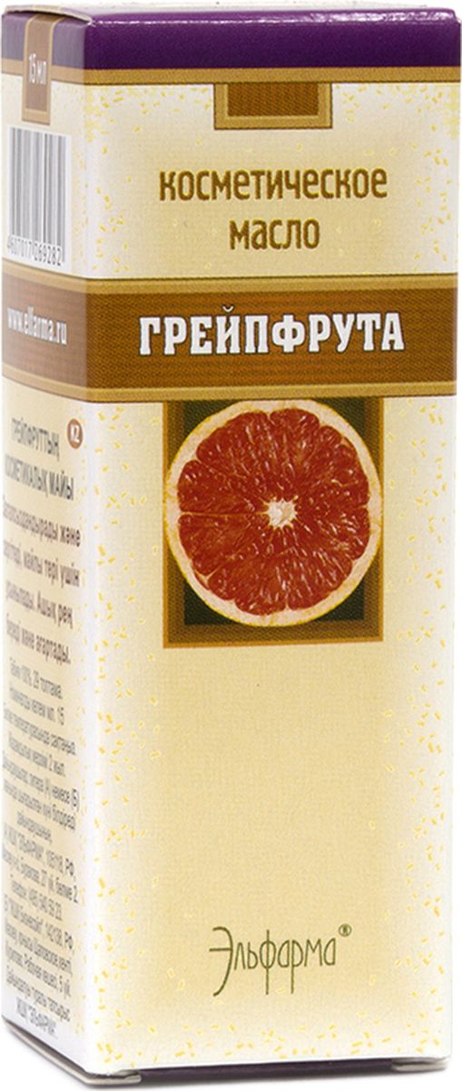 Elfarma Косметическое масло Грейпфрута, 15 мл00000001002 Elfarma Косметическое масло Грейпфрута, 15 мл00000001002Содействует вдохновению. Очищает, дезинфицирует и тонизирует кожу. Оздоравливает воздух в жилых помещениях.