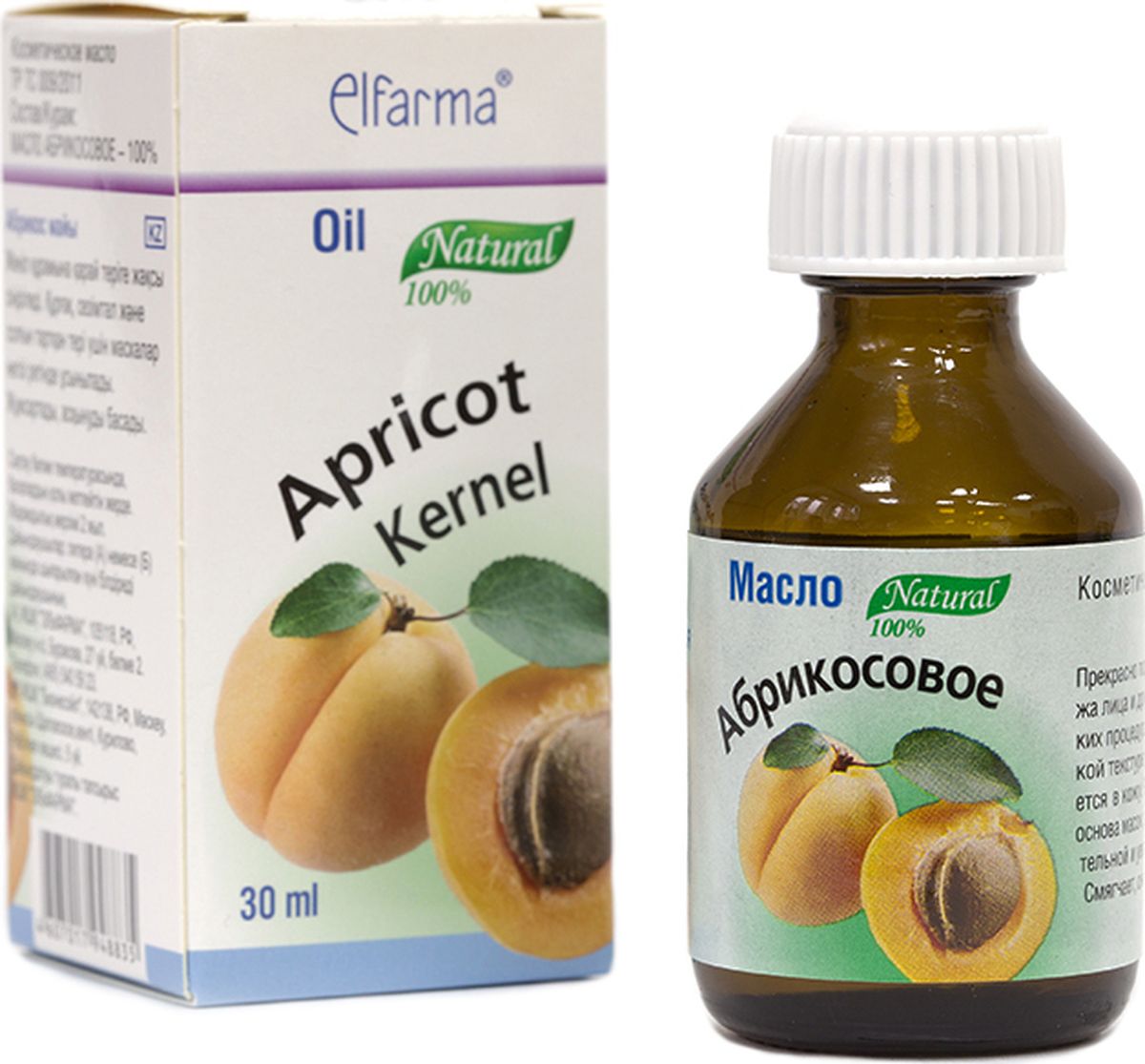 Elfarma Масло Абрикосовое, 30 мл00000001031 Elfarma Масло Абрикосовое, 30 мл00000001031Прекрасно подходит для массажа лица и других косметических процедур.