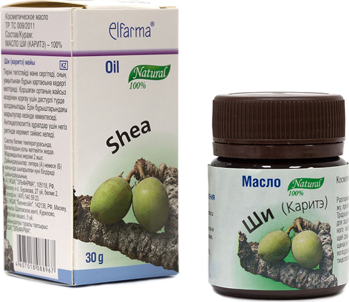 Elfarma Масло Ши (Каритэ), 30 мл00000001061 Elfarma Масло Ши (Каритэ), 30 мл00000001061Снимает воспаление, Разглаживает и тонизирует кожу.
