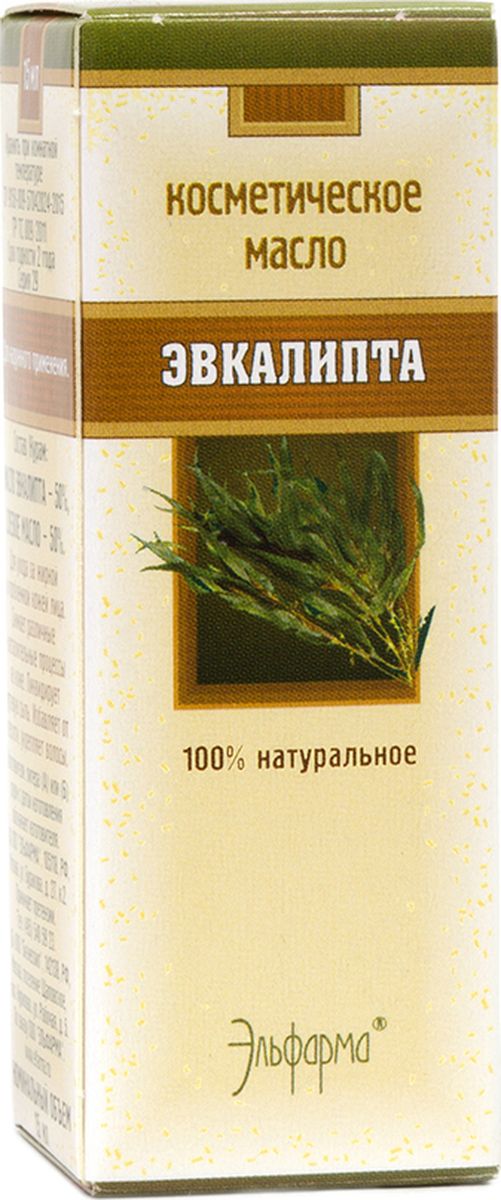 Elfarma Косметическое масло Эвкалипта, 15 мл00000001065 Elfarma Косметическое масло Эвкалипта, 15 мл00000001065Профилактика и лечение кожных заболеваний. Проблемы верхних дыхательных путей. Отпугивает насекомых, успокаивает зуд укусов. Помогает от перхоти