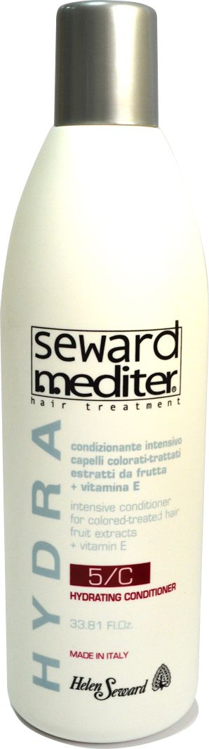 Helen Seward Hydrating Conditioner 5/C Увлажняющий кондиционер для сухих и окрашенных волос, 1000 мл0527 Helen Seward Hydrating Conditioner 5/C Увлажняющий кондиционер для сухих и окрашенных волос, 1000 мл0527Увлажняющий кондиционер для волос Helen Seward Hydrating Conditioner 5/C, в состав которого входит полифруктовый комплекс, предназначен для ухода за сухими, поврежденными и подверженными химическому окрашиванию волосами. Это средство из линейки Mediter будет увлажнять ваши волосы при каждом применении. За счет сбалансированной активной формулы, куда входят сок лимона, дыни, апельсина, витаминный комплекс, обеспечивается сохранение пигмента натуральных и окрашенных волос, защита от негативного воздействия окружающей среды, в том числе ультрафиолета.