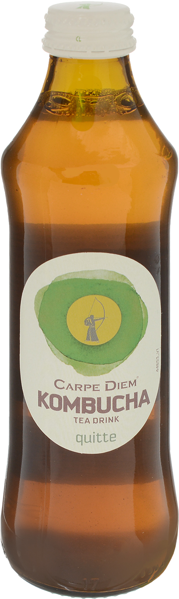 Сarpe Diem Kombucha напиток тонизирующий айва, 0,25 л90280504 Сarpe Diem Kombucha напиток тонизирующий айва, 0,25 л90280504Kombucha (Комбуча) - это напиток, содержащий только натуральные ингредиенты. К тому же способствует нормализации обмена веществ, восстанавливает кишечную флору, налаживает пищеварение, улучшает работу иммунной системы, обладает антиоксидантными и антибиотическими свойствами.