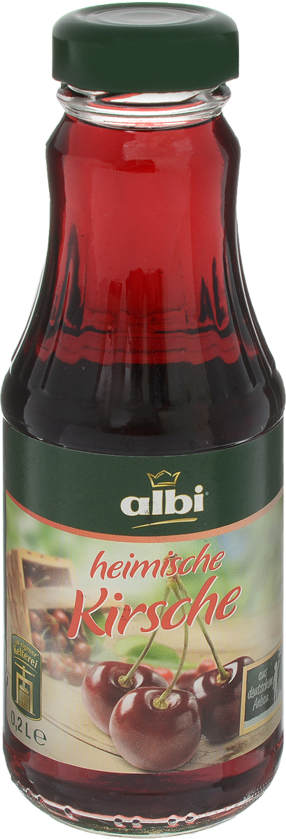Albi нектар вишневый 35%, 0,2 л4003240467004 Albi нектар вишневый 35%, 0,2 л4003240467004Компания Albi - известный производитель соков из Германии, крупнейшая семейная фирма, на родине входящая в тройку лидеров продаж. Основой успеха фирмы Albi стали высокое качество сырья и технология изготовления со сбережением полезных свойств плодов.Изготавливается продукция Albi из местного сырья нового урожая. Благодаря усовершенствованной системе контроля, отбираются только спелые и здоровые фрукты и овощи. Плоды поступают на переработку напрямую из сада, поэтому продукция Albi сохраняет все витамины и минералы отборных плодов.Оригинальные и классические фруктовые, овощные соки, нектары и фруктовые напитки представляют широкий ассортимент продукции Albi.