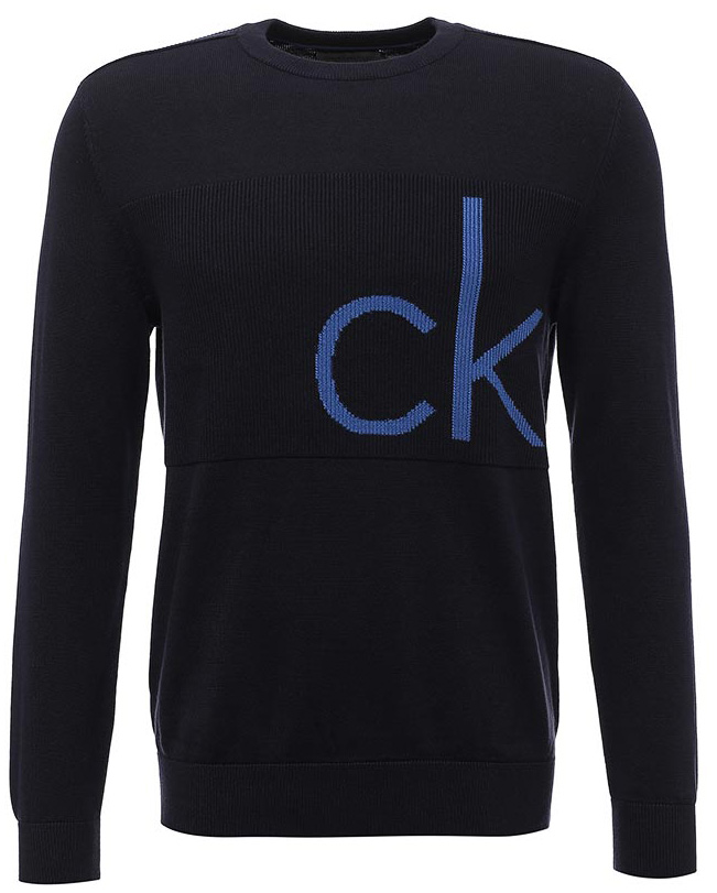 Джемпер мужской Calvin Klein Jeans, цвет: синий. J30J305478_4020. Размер XL (50/52)J30J305478_4020 Джемпер мужской Calvin Klein Jeans, цвет: синий. J30J305478_4020. Размер XL (50/52)J30J305478_4020Джемпер Calvin Klein выполнен из 100% хлопка. Модель имеет круглый вырез горловины и длинные стандартные рукава. Манжеты рукавов, низ джемпера и горловина отделаны эластичной резинкой. Модель на груди дополнена надписью с названием бренда.