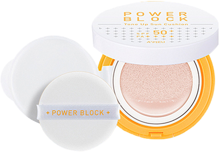 APieu Кушон SPF 50/PA++++, 14 г8809530038536 APieu Кушон SPF 50/PA++++, 14 г8809530038536Тональная-основа кушон ложится легкой вуалью на кожу, маскирует недостатки, выравнивает тон. При этом средство обладает очень высокой защитой от солнечных лучей SPF 50 и PA++++, предотвращает преждевременное старение кожи, бережет ее от атак свободных радикалов.