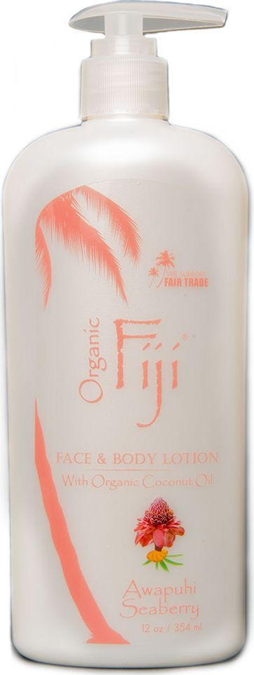 Organic Fiji Питательный крем-лосьон для лица и тела, облепиха и гавайский имбирь, 354 гL-1227 Organic Fiji Питательный крем-лосьон для лица и тела, облепиха и гавайский имбирь, 354 гL-1227Тропические цветочные акценты с морскими нотами сочетаются с ароматом авапухи (красный имбирь). Лосьон приготовлен из натуральных ингредиентов и эфирных масел. Придает здоровый блеск , омолаживает и раскрывает естественную красоту кожи. Обладает приятным запахом благодаря смеси натуральных ароматов. Лосьон можно использовать для детской и чувствительной кожи, а так же в качестве увлажняющего крема для лица и тела. Органическое кокосовое масло холодного отжима с острова Фиджи отлично успокаивает, увлажняет и питает Вашу кожу.