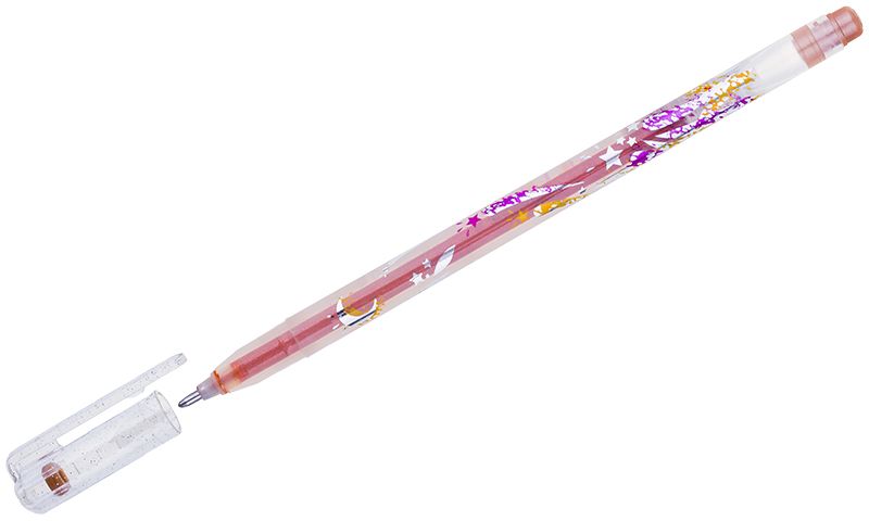 Crown Ручка гелевая Люрекс оранжеваяMTJ-500GLS(D) Crown Ручка гелевая Люрекс оранжеваяMTJ-500GLS(D)В гелевой ручке Crown Люрекс содержатся специальные чернила, в состав которых входит вода и масляная основа. Добавление блесток в чернила делает их идеальным инструментом для оформительских работ. Водостойкие чернила хорошо пишут в холодную погоду и долго не выцветают.