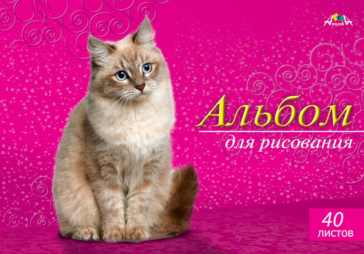 Апплика Альбом для рисования Кремовая кошка 40 листовС0225-45 Апплика Альбом для рисования Кремовая кошка 40 листовС0225-45Альбом для рисования Апплика формата А4 порадует маленького художника и вдохновит его на творчество.Альбом изготовлен из белоснежной офсетной бумаги 110 г/м2 с яркой обложкой из мелованного картона. Внутренний блок альбома, соединенный гребнем, состоит из 40 листов. Высокое качество бумаги позволяет рисовать в альбоме карандашами, фломастерами, акварельными и гуашевыми красками.