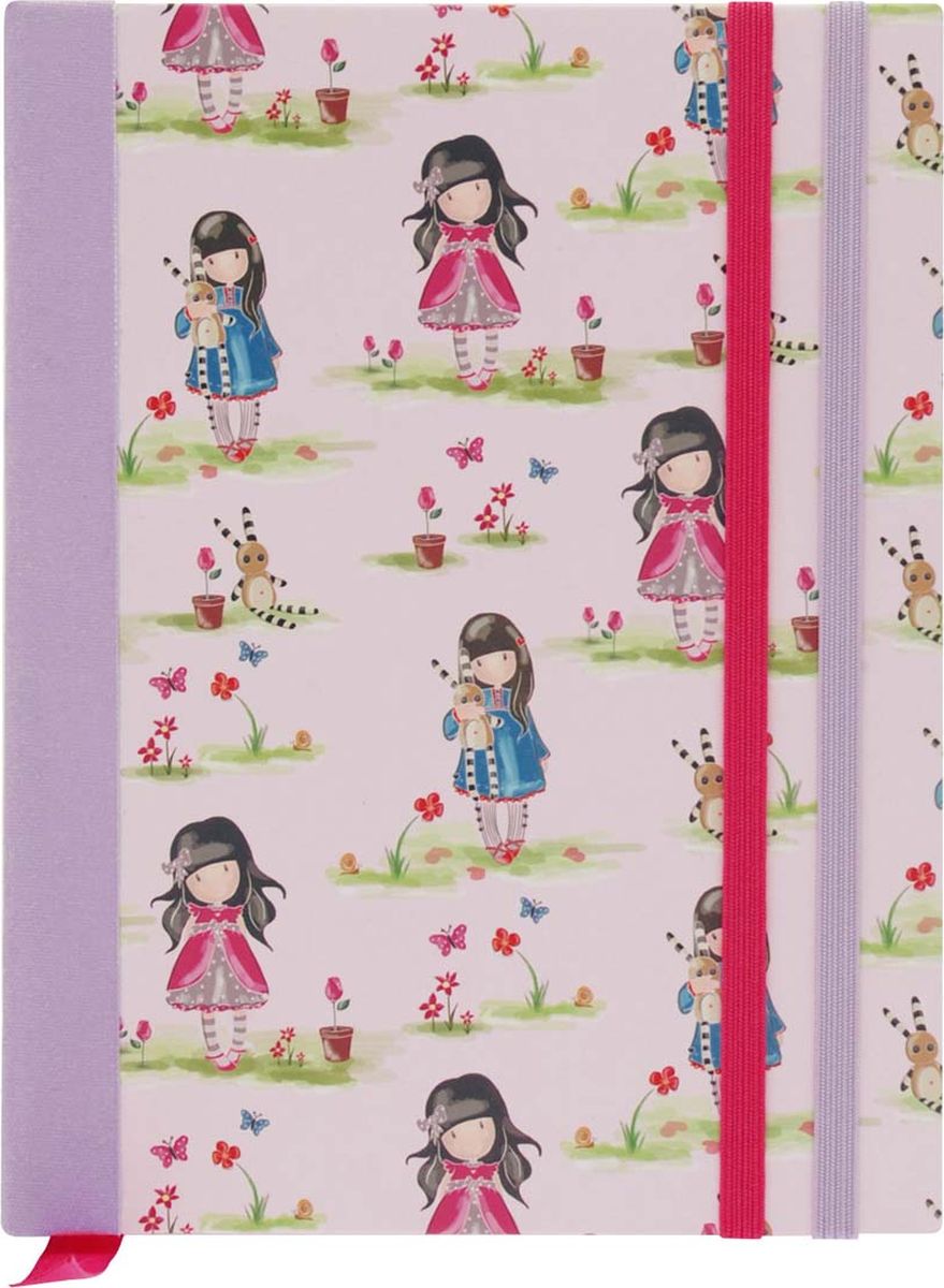 Santoro Блокнот Ladybird Pastel Print0012470 Santoro Блокнот Ladybird Pastel Print0012470Записывайте все свои мысли в тетрадь с Gorjuss!Тетрадь имеет эластичные ленты для закрытия и ленточную закладку.
