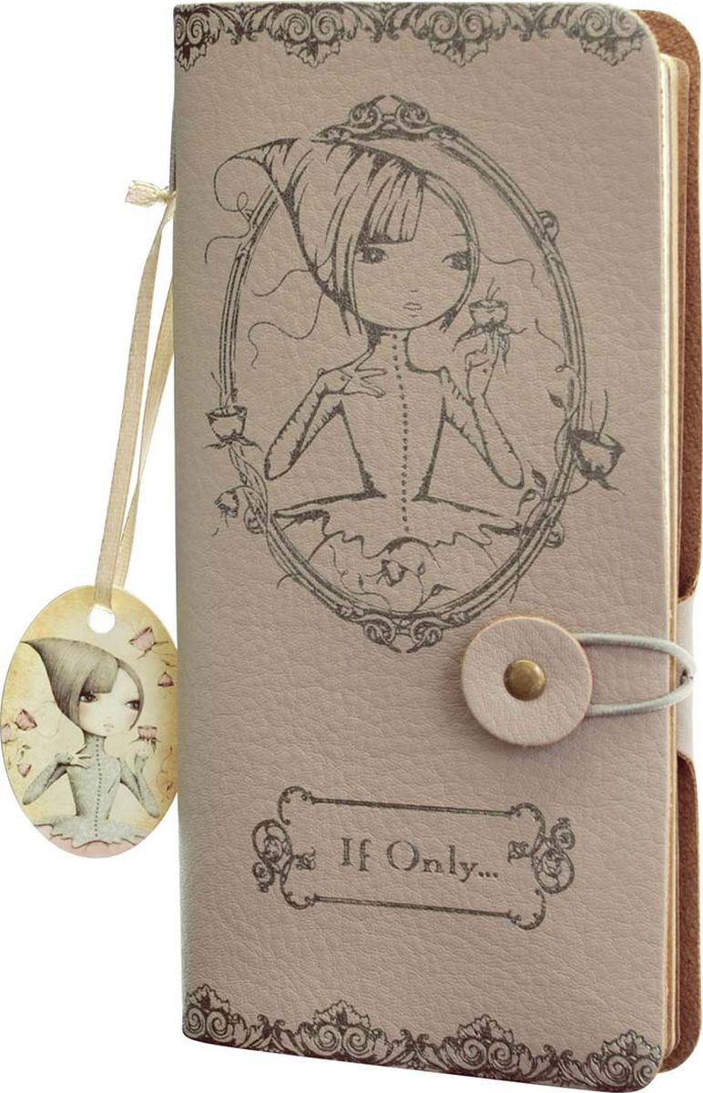 Santoro Записная книжка If Only0013261 Santoro Записная книжка If Only0013261Элегантная записная книжка Santoro на пуговице и с обложкой из искусственной кожи идеально подходит для записи заметок или мыслей.