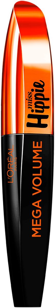 L'Oreal Paris Тушь для ресниц Мега Объем Miss Hippie, для мегаобъема верхних и нижних ресниц, черная, 8,5 мл тушь для ресниц