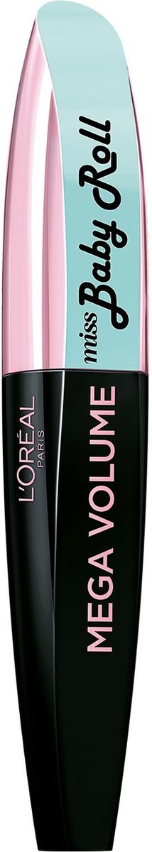 LOreal Paris Тушь для ресниц Мега Объем Miss Baby Roll, Для мега объема и подкручивания ресниц, Черная, 8,5 млA9206100 LOreal Paris Тушь для ресниц Мега Объем Miss Baby Roll, Для мега объема и подкручивания ресниц, Черная, 8,5 млA9206100Miss Baby Roll – тушь для ресниц, моделирующая мега-объем и роскошный выразительный изгиб. Он дополнена уникальной щеточкой, щетинки в которой имеют разные размеры и располагаются по спирали. Такая форма обеспечивает равномерное покрытие с увеличением объема без комочков. Благодаря инновационному составу тушь закрепляет объем и сохраняет его на весь день, подкручивая ресницы.