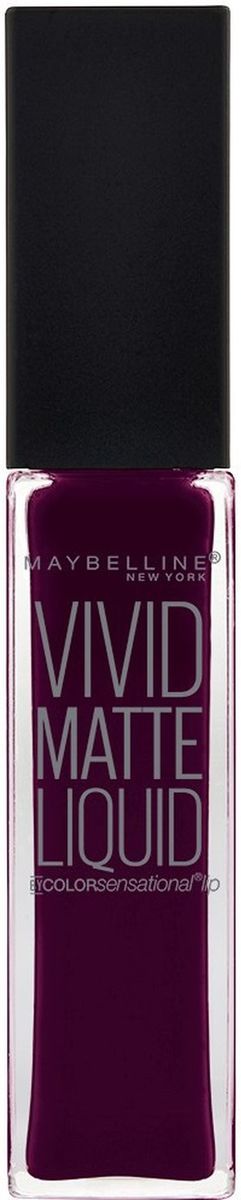 Maybelline New York Жидкая Матовая Губная Помада Vivid Matte, оттенок 45, Глубокий сливовый, 7,7 млB2729800 Maybelline New York Жидкая Матовая Губная Помада Vivid Matte, оттенок 45, Глубокий сливовый, 7,7 млB2729800Чистейшие природные пигменты придают губам соблазнительный насыщенный цвет. Жидкая матовая губная помада. Чувственные и яркие: совершенные оттенки для твоей соблазнительной улыбки. Жидкая матовая помада от Мэйбеллин Нью-Йорк не просто окрашивает губы в роскошные цвета, но и ухаживает за кожей, смягчает и увлажняет губы в течение всего дня.
