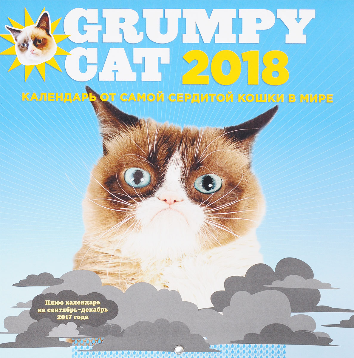 Календарь 2018 (на скрепке). Grumpy Cat. От самой сердитой кошки в мире