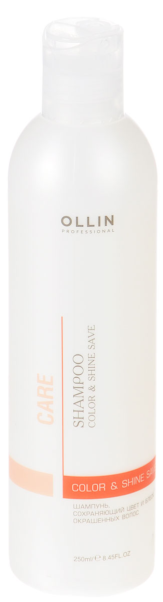 Ollin Шампунь, сохраняющий цвет и блеск окрашенных волос Care Color and Shine Save Shampoo 250 мл