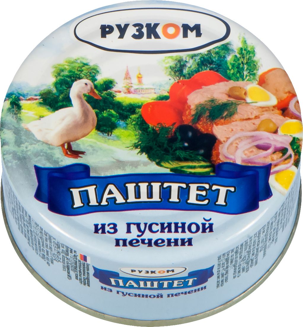 Рузком паштет из гусиной печени литография, 117 г4606411010100 Рузком паштет из гусиной печени литография, 117 г4606411010100Паштет из гусиной печени. Продукт готов к употреблению.