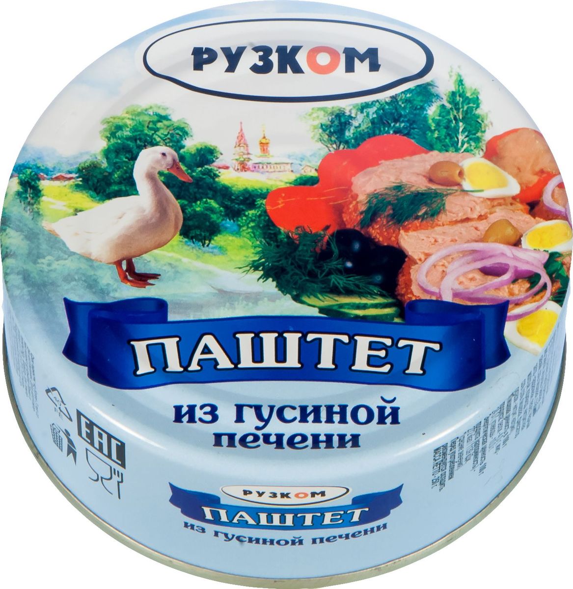 Рузком паштет из гусиной печени литография, 250 г4606411010155 Рузком паштет из гусиной печени литография, 250 г4606411010155Паштет из гусиной печени. Продукт готов к употреблению.